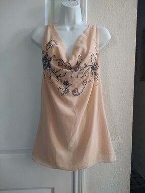 Women's BKE Boutique Sequence Sheer Blouse